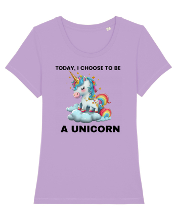 Unicorn dragut mesaj Today, I choose to be a unicorn, design 1 Lavender Dawn