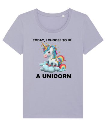 Unicorn dragut mesaj Today, I choose to be a unicorn, design 1 Lavender