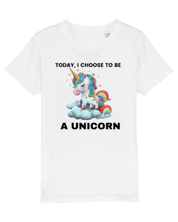 Unicorn dragut mesaj Today, I choose to be a unicorn, design 1 White