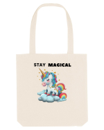 Unicorn dragut mesaj Stay magical, design 1 Sacoșă textilă