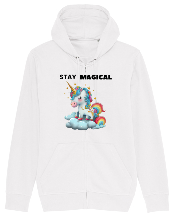 Unicorn dragut mesaj Stay magical, design 1 White