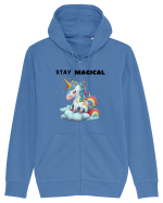 Unicorn dragut mesaj Stay magical, design 1 Hanorac cu fermoar Unisex Connector