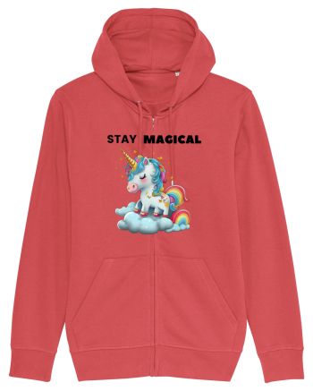 Unicorn dragut mesaj Stay magical, design 1 Carmine Red