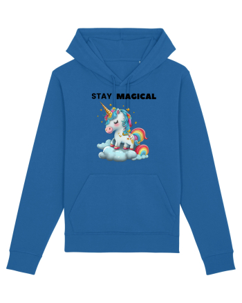 Unicorn dragut mesaj Stay magical, design 1 Royal Blue