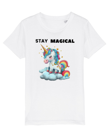 Unicorn dragut mesaj Stay magical, design 1 White