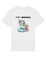 Unicorn dragut mesaj Stay magical, design 1 Tricou mânecă scurtă Unisex Rocker