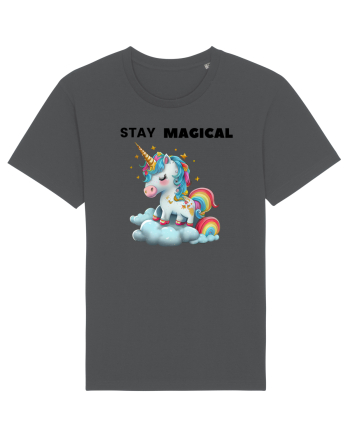 Unicorn dragut mesaj Stay magical, design 1 Anthracite