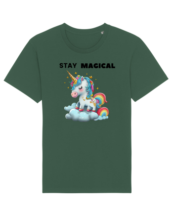 Unicorn dragut mesaj Stay magical, design 1 Bottle Green