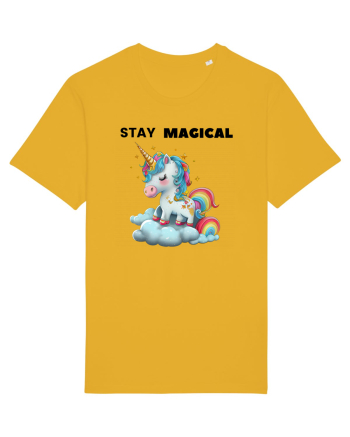 Unicorn dragut mesaj Stay magical, design 1 Spectra Yellow