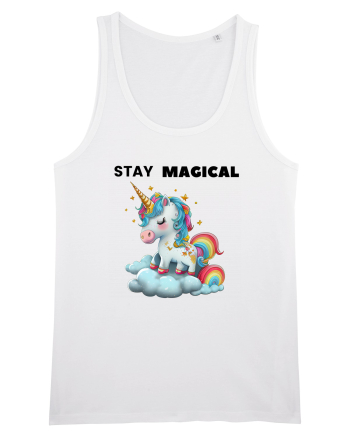 Unicorn dragut mesaj Stay magical, design 1 White