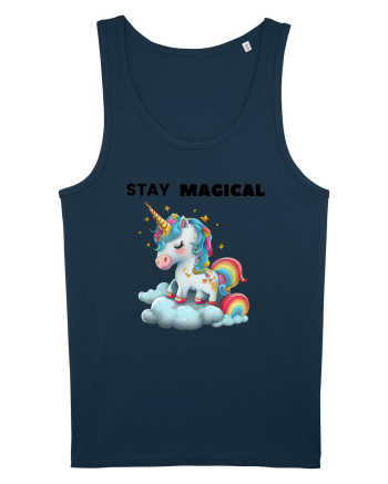 Unicorn dragut mesaj Stay magical, design 1 Navy