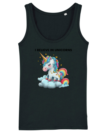 Unicorn dragut mesaj I believe in unicorns, design 1 Black