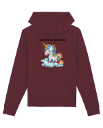 Unicorn dragut mesaj I believe in unicorns, design 1 Hanorac Unisex Drummer