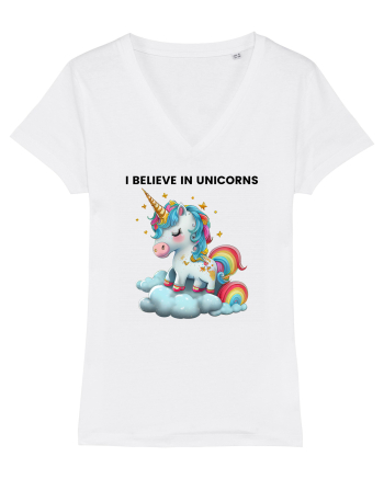 Unicorn dragut mesaj I believe in unicorns, design 1 White