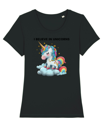 Unicorn dragut mesaj I believe in unicorns, design 1 Black