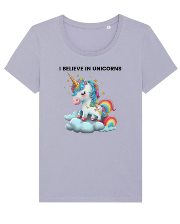Unicorn dragut mesaj I believe in unicorns, design 1 Lavender