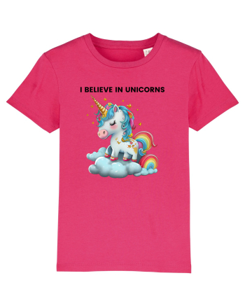 Unicorn dragut mesaj I believe in unicorns, design 1 Raspberry