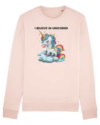 Unicorn dragut mesaj I believe in unicorns, design 1 Candy Pink