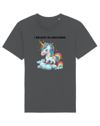Unicorn dragut mesaj I believe in unicorns, design 1 Anthracite