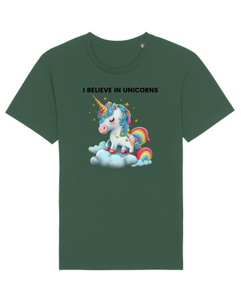 Unicorn dragut mesaj I believe in unicorns, design 1 Bottle Green