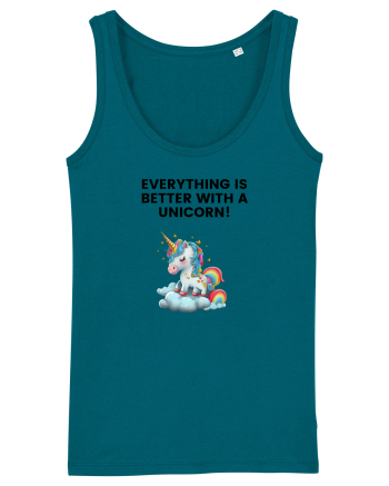 Unicorn dragut mesaj Everything is better with a unicorn!, design 1 Ocean Depth