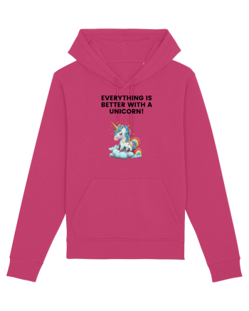 Unicorn dragut mesaj Everything is better with a unicorn!, design 1 Raspberry