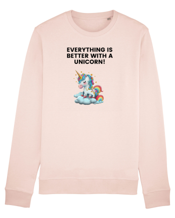 Unicorn dragut mesaj Everything is better with a unicorn!, design 1 Candy Pink