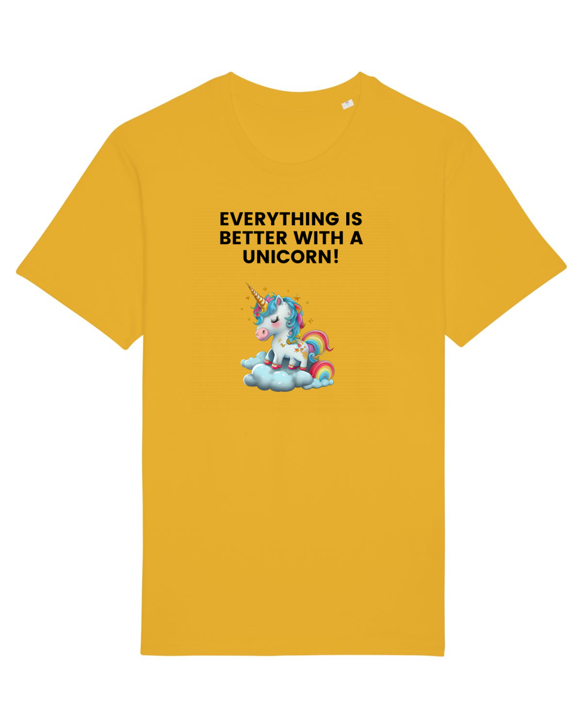 Tricou mânecă scurtă Unisex Rocker Spectra Yellow