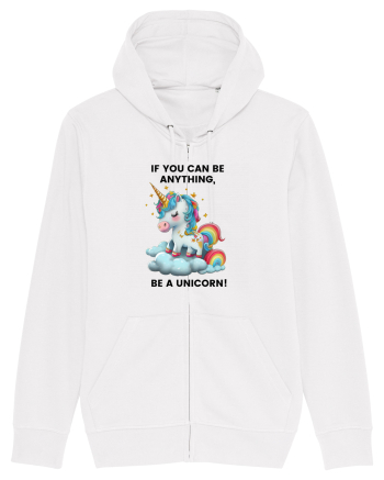Unicorn dragut mesaj If you can be anything, be a unicorn, design 1 White