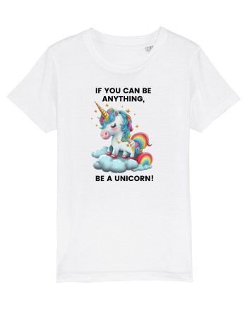 Unicorn dragut mesaj If you can be anything, be a unicorn, design 1 White