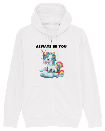 Unicorn mesaj ALWAYS BE YOU, design 1 White