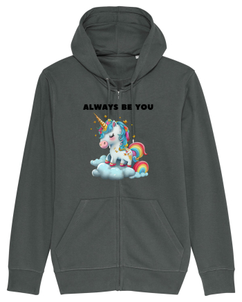 Unicorn mesaj ALWAYS BE YOU, design 1 Anthracite
