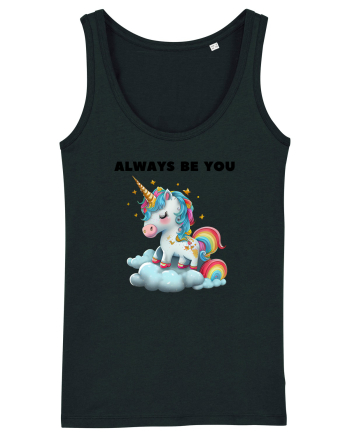 Unicorn mesaj ALWAYS BE YOU, design 1 Black