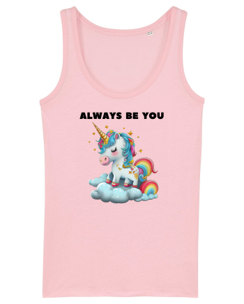 Unicorn mesaj ALWAYS BE YOU, design 1 Cotton Pink