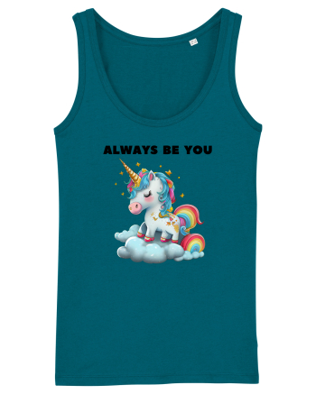 Unicorn mesaj ALWAYS BE YOU, design 1 Ocean Depth