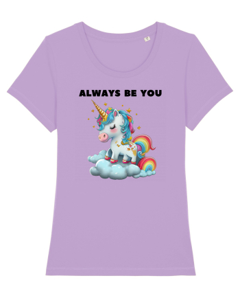 Unicorn mesaj ALWAYS BE YOU, design 1 Lavender Dawn