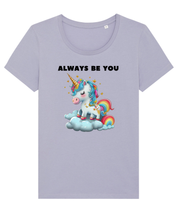 Unicorn mesaj ALWAYS BE YOU, design 1 Lavender