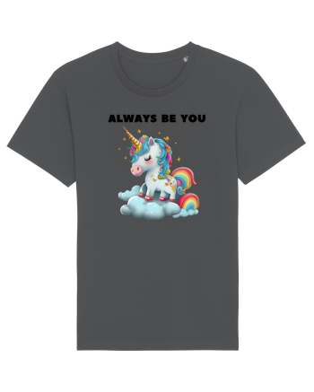 Unicorn mesaj ALWAYS BE YOU, design 1 Anthracite