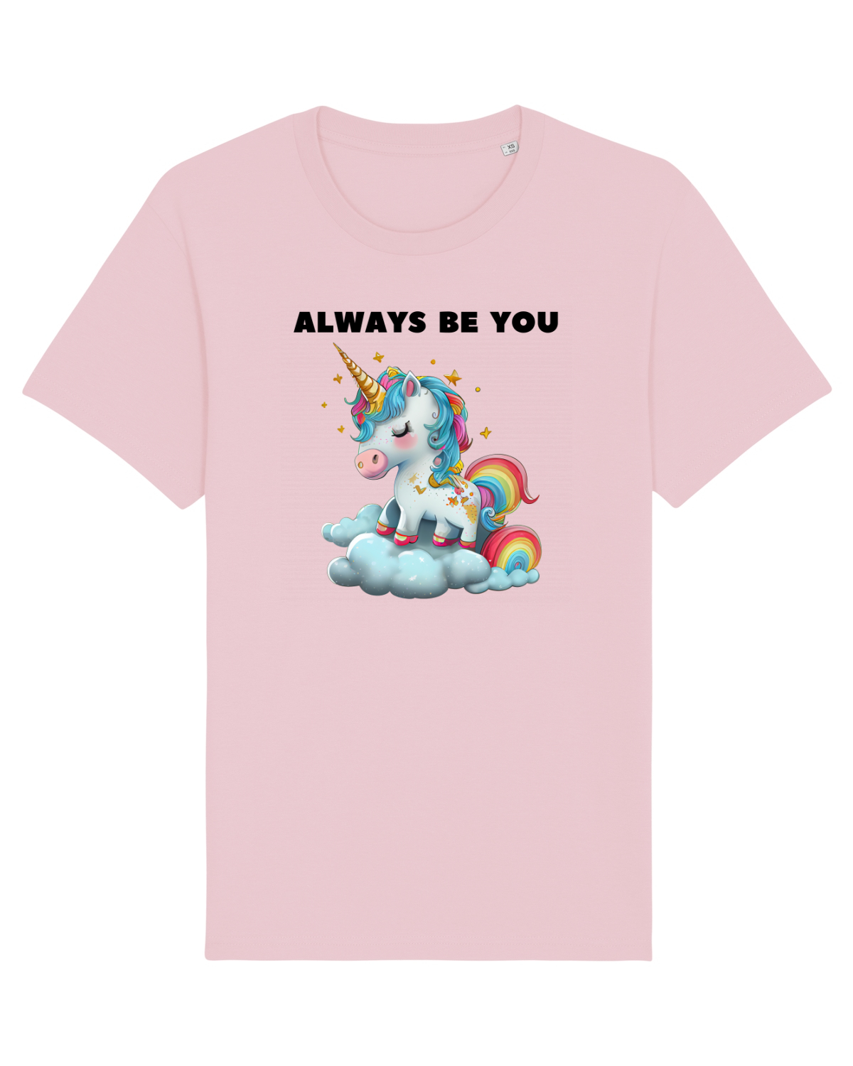 Tricou mânecă scurtă Unisex Rocker Cotton Pink