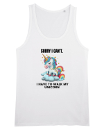 Unicorn Sorry I Can't, I Have to Walk My Unicorn, design 1 Maiou Bărbat Runs