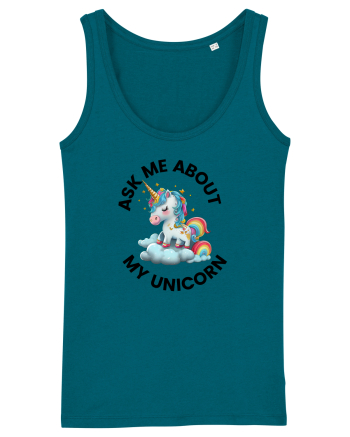 Unicorn Ask Me About My Unicorn , design 1 Ocean Depth