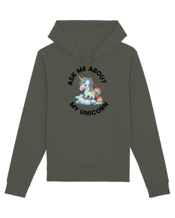 Unicorn Ask Me About My Unicorn , design 1 Khaki