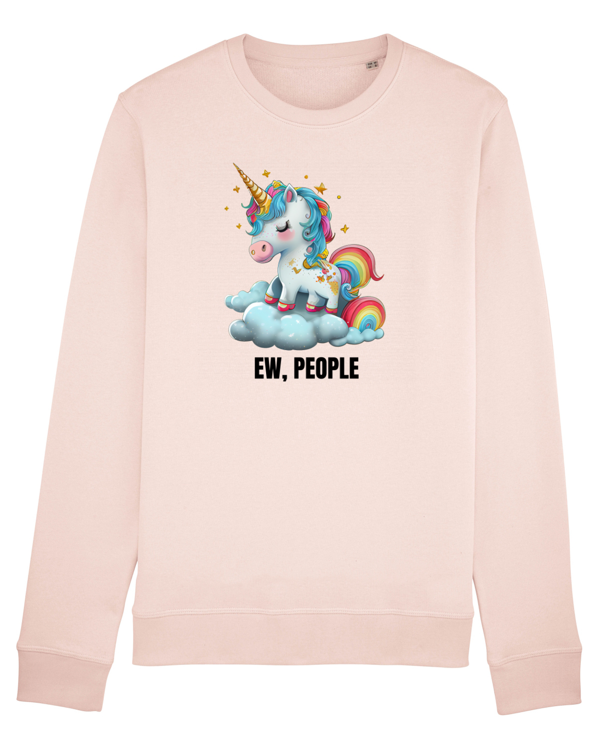 Bluză mânecă lungă Unisex Rise Candy Pink