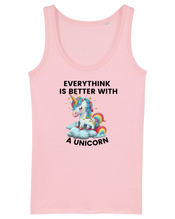 Unicorn Everythink is better with a Unicorn, design 1 Cotton Pink