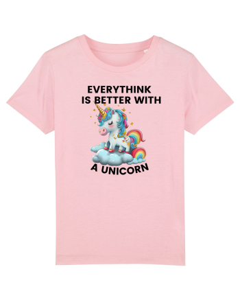 Unicorn Everythink is better with a Unicorn, design 1 Cotton Pink