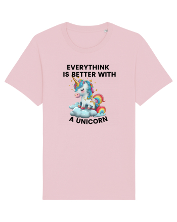 Unicorn Everythink is better with a Unicorn, design 1 Cotton Pink