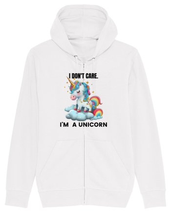 Unicorn I don't care. I'M A UNICORN, design 1 White