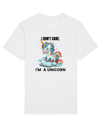 Unicorn I don't care. I'M A UNICORN, design 1 White
