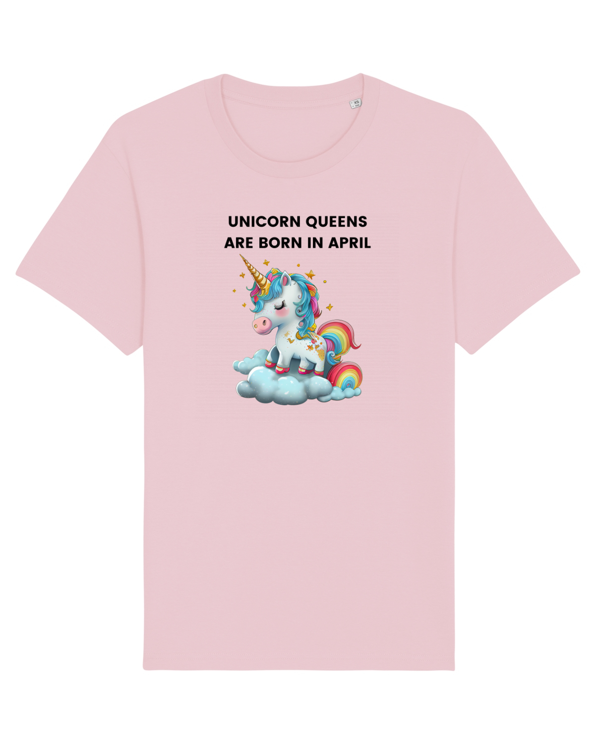 Tricou mânecă scurtă Unisex Rocker Cotton Pink
