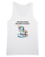 Unicorn mesaj UNICORN QUEENS ARE BORN IN august,  design 1 Maiou Bărbat Runs